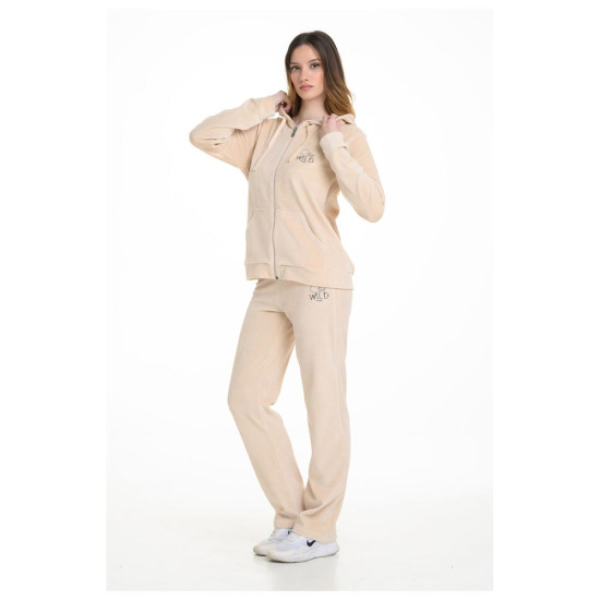 Target Γυναικείες φόρμες σετ Velour Set with Hoodie Jacket Velour Target Γυναικείες φόρμες σετ Velour Set with Hoodie Jacket Velour